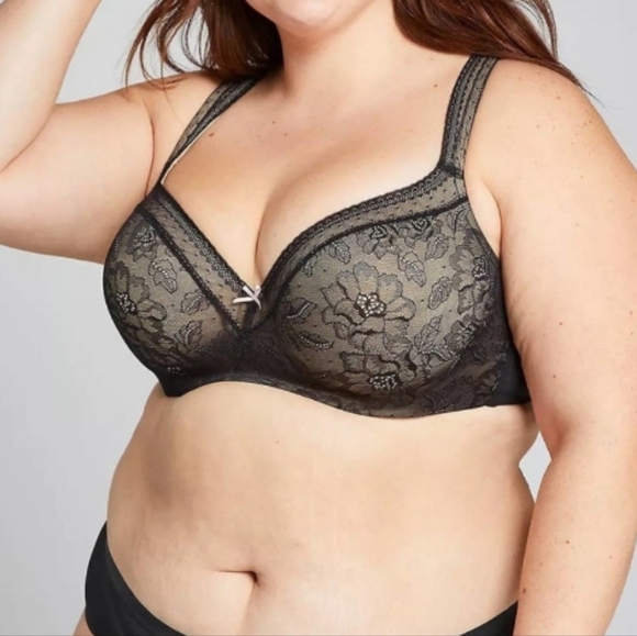 Cacique Lace T-Shirt Bra size 44DDD - Picture 1 of 10